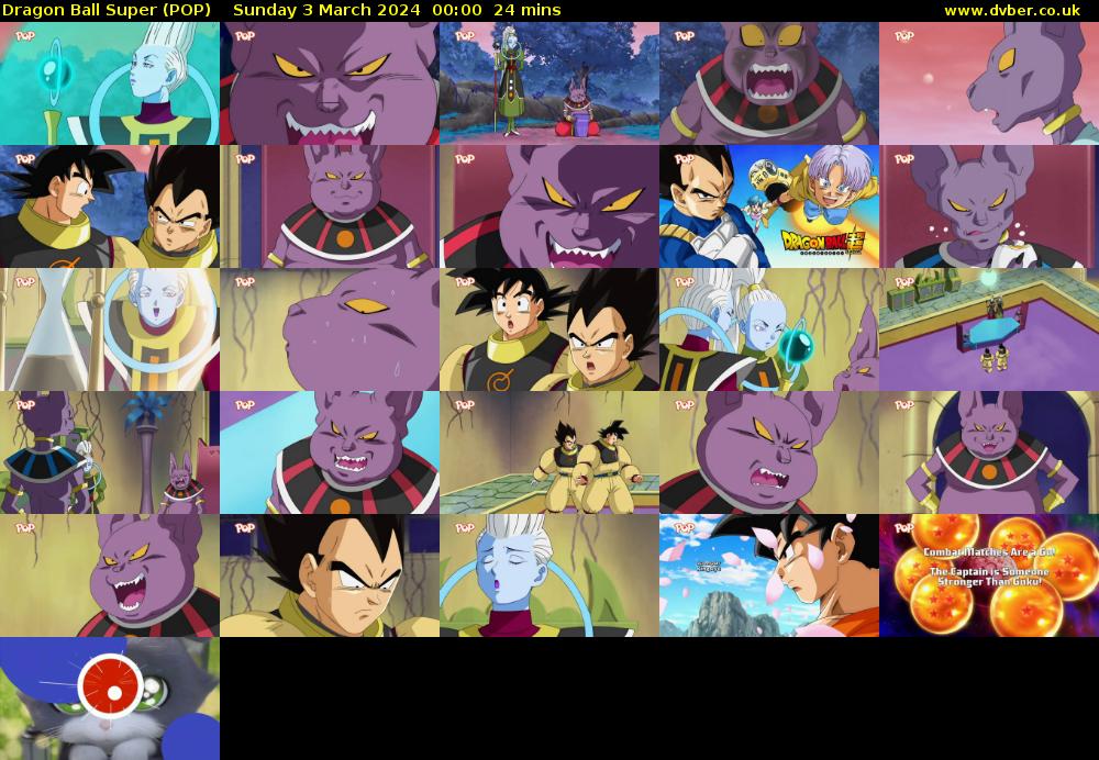 Dragon Ball Super (POP) Sunday 3 March 2024 00:00 - 00:24