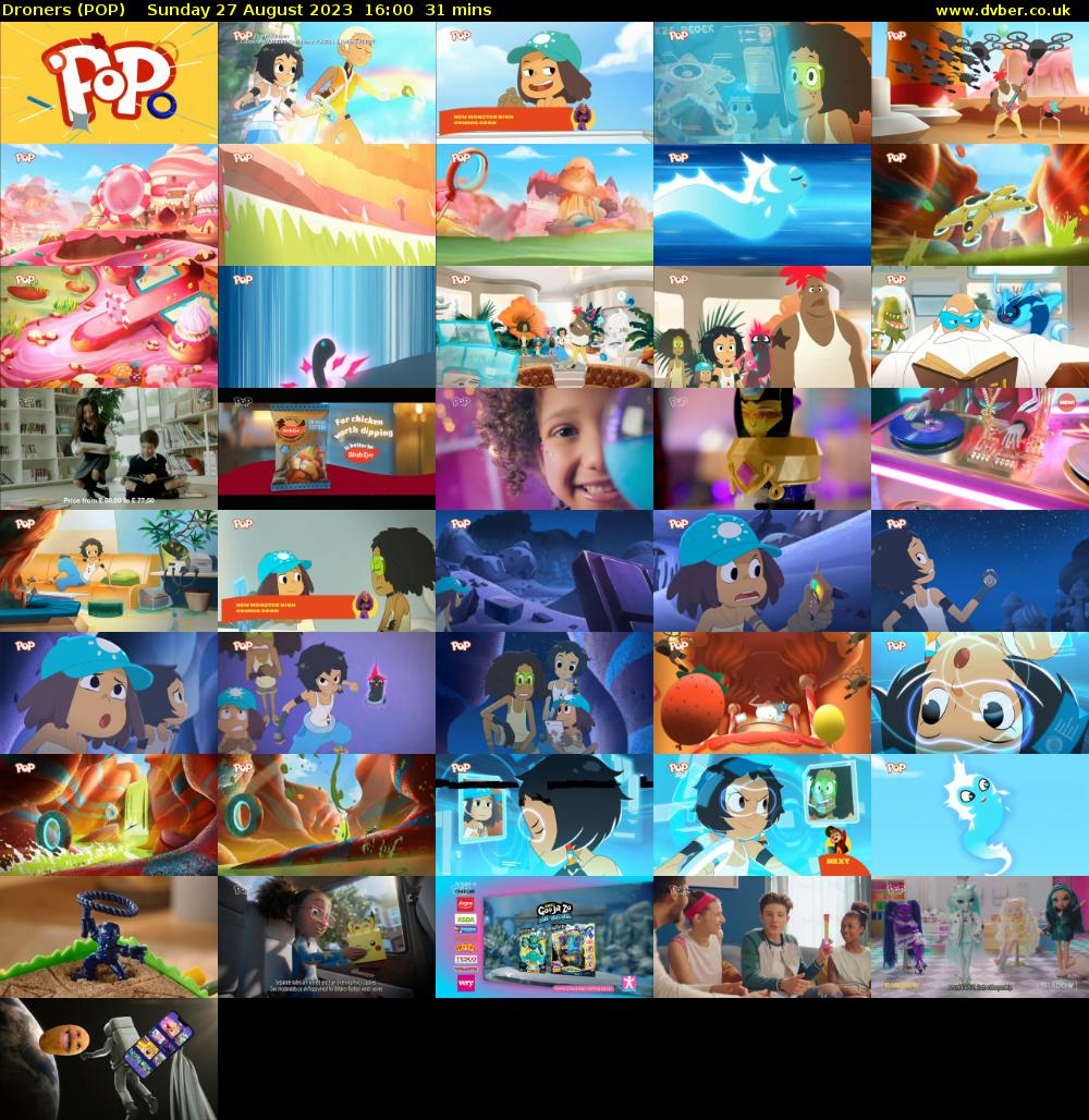 Droners (POP) Sunday 27 August 2023 16:00 - 16:31