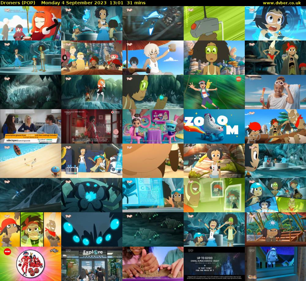 Droners (POP) Monday 4 September 2023 13:01 - 13:32