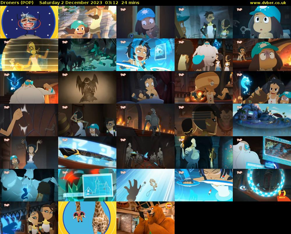 Droners (POP) Saturday 2 December 2023 03:12 - 03:36