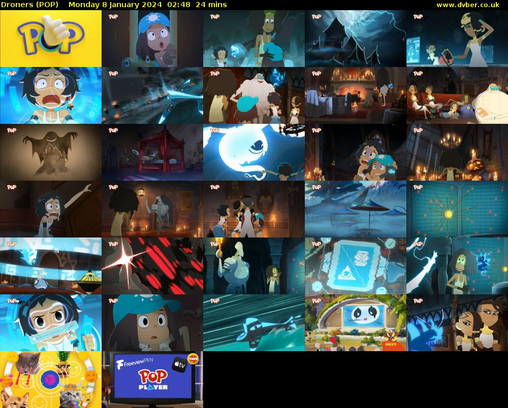 Droners (POP) Monday 8 January 2024 02:48 - 03:12