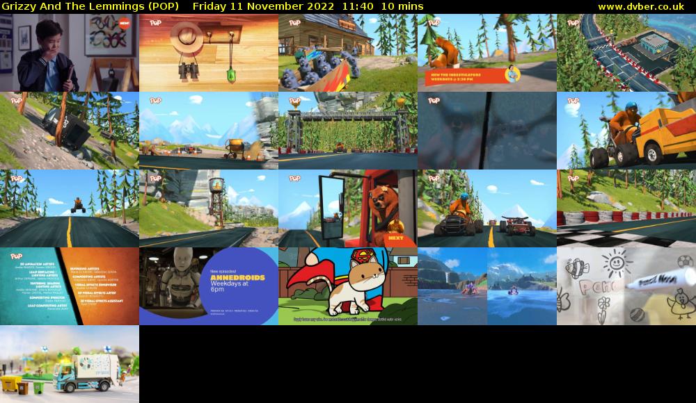 Grizzy And The Lemmings (POP) Friday 11 November 2022 11:40 - 11:50