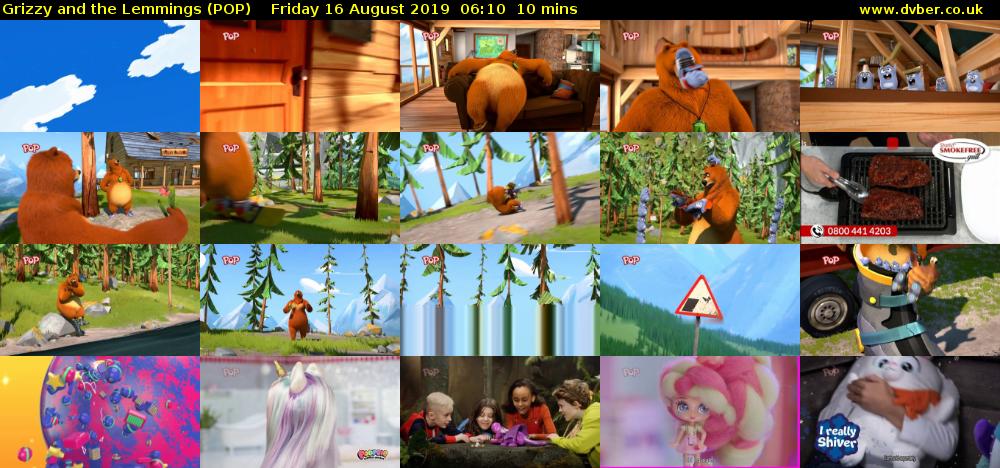 Grizzy and the Lemmings (POP) Friday 16 August 2019 06:10 - 06:20