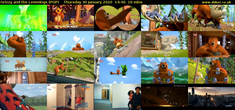 Grizzy and the Lemmings (POP) Thursday 30 January 2020 14:40 - 14:50