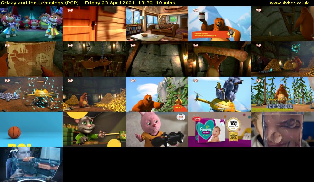 Grizzy and the Lemmings (POP) Friday 23 April 2021 13:30 - 13:40