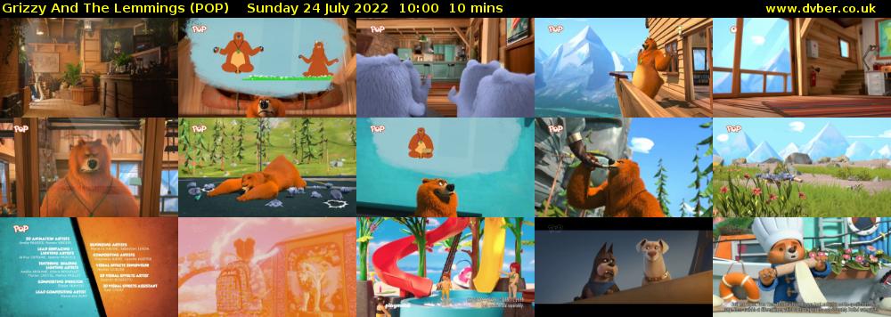 Grizzy and the Lemmings (POP) Sunday 24 July 2022 10:00 - 10:10