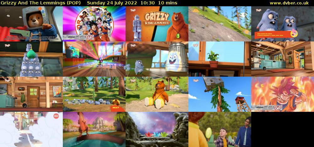 Grizzy and the Lemmings (POP) Sunday 24 July 2022 10:30 - 10:40