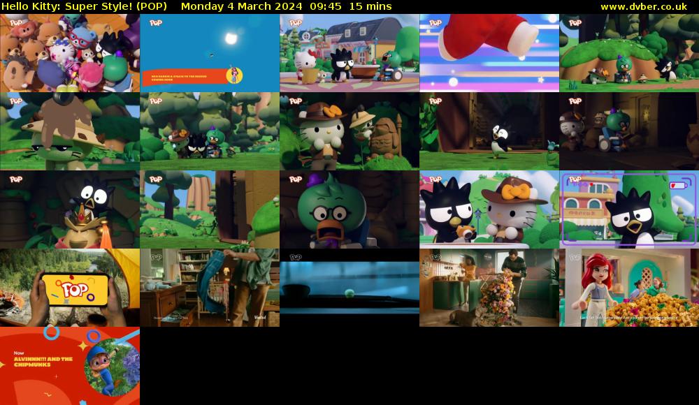 Hello Kitty: Super Style! (POP) Monday 4 March 2024 09:45 - 10:00
