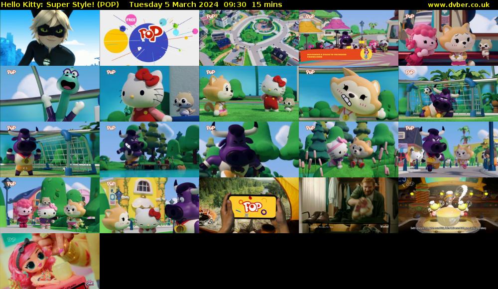 Hello Kitty: Super Style! (POP) Tuesday 5 March 2024 09:30 - 09:45