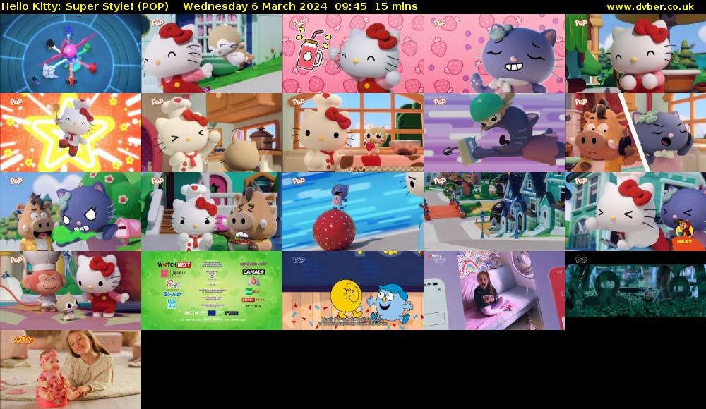 Hello Kitty: Super Style! (POP) Wednesday 6 March 2024 09:45 - 10:00