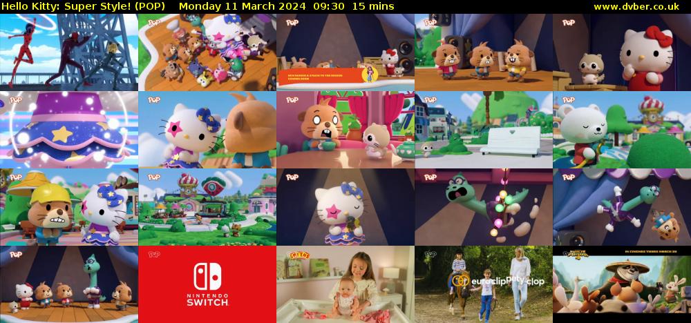 Hello Kitty: Super Style! (POP) Monday 11 March 2024 09:30 - 09:45
