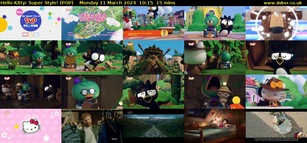 Hello Kitty: Super Style! (POP) Monday 11 March 2024 10:15 - 10:30