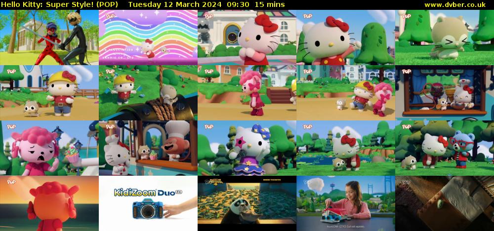 Hello Kitty: Super Style! (POP) Tuesday 12 March 2024 09:30 - 09:45