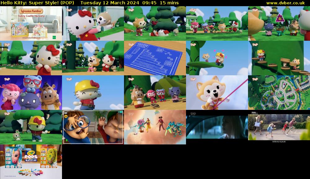 Hello Kitty: Super Style! (POP) Tuesday 12 March 2024 09:45 - 10:00