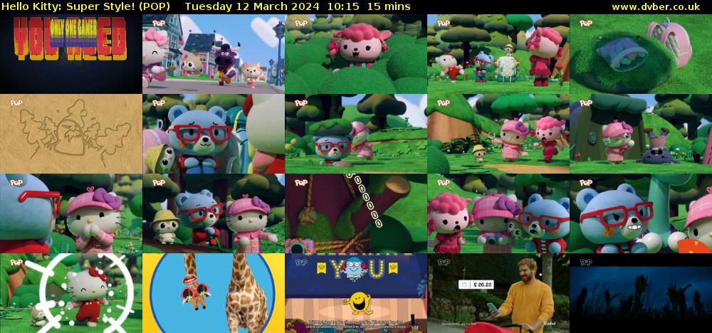 Hello Kitty: Super Style! (POP) Tuesday 12 March 2024 10:15 - 10:30