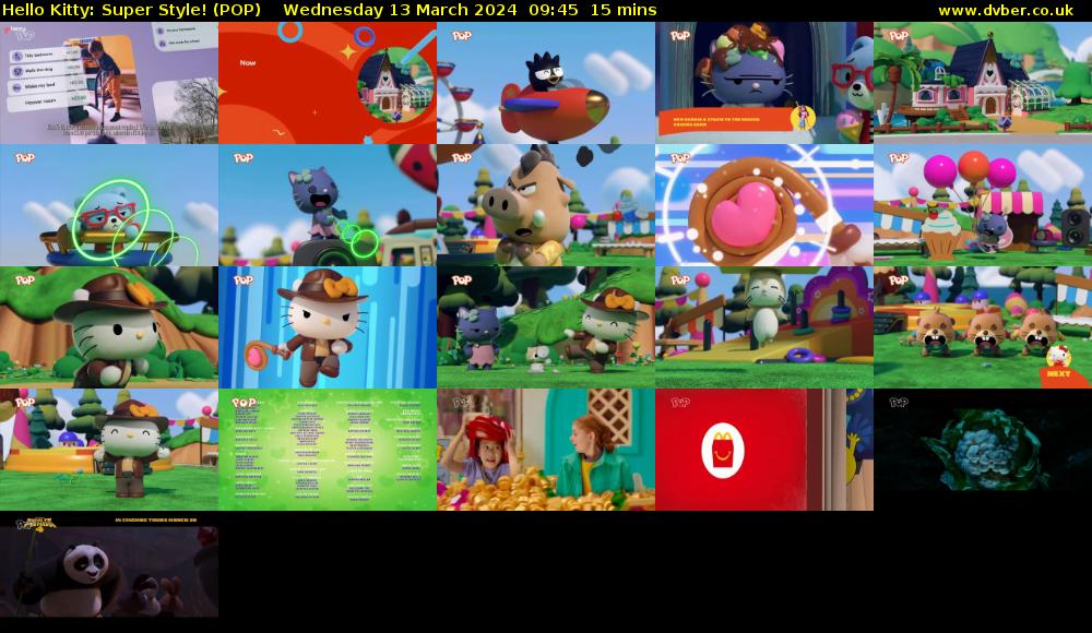 Hello Kitty: Super Style! (POP) Wednesday 13 March 2024 09:45 - 10:00