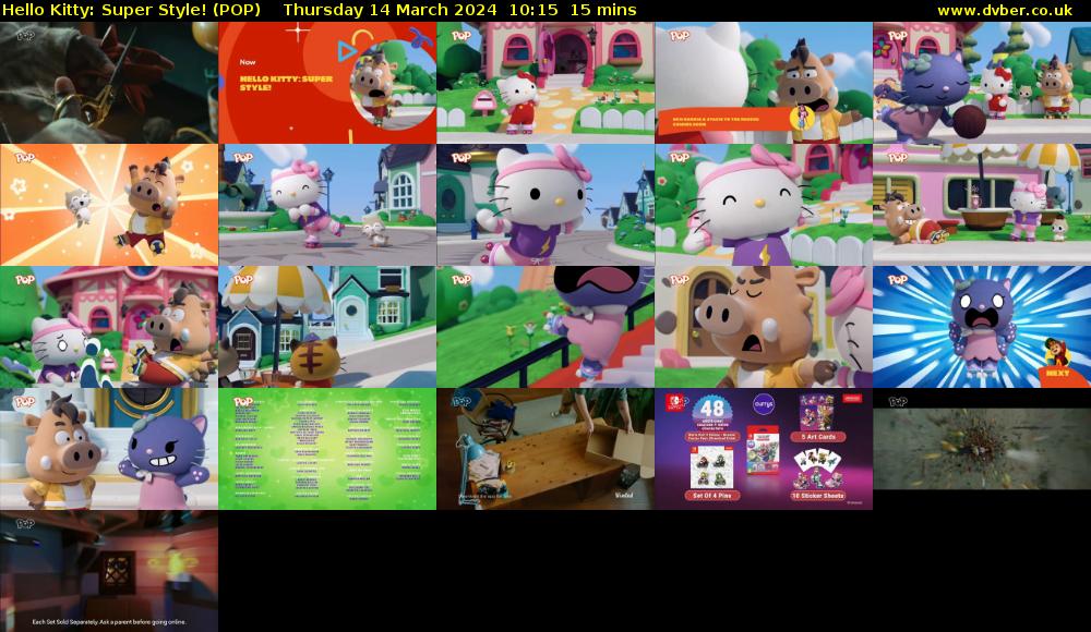 Hello Kitty: Super Style! (POP) Thursday 14 March 2024 10:15 - 10:30