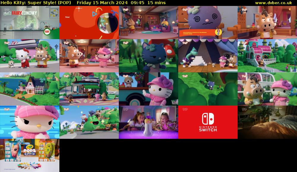 Hello Kitty: Super Style! (POP) Friday 15 March 2024 09:45 - 10:00