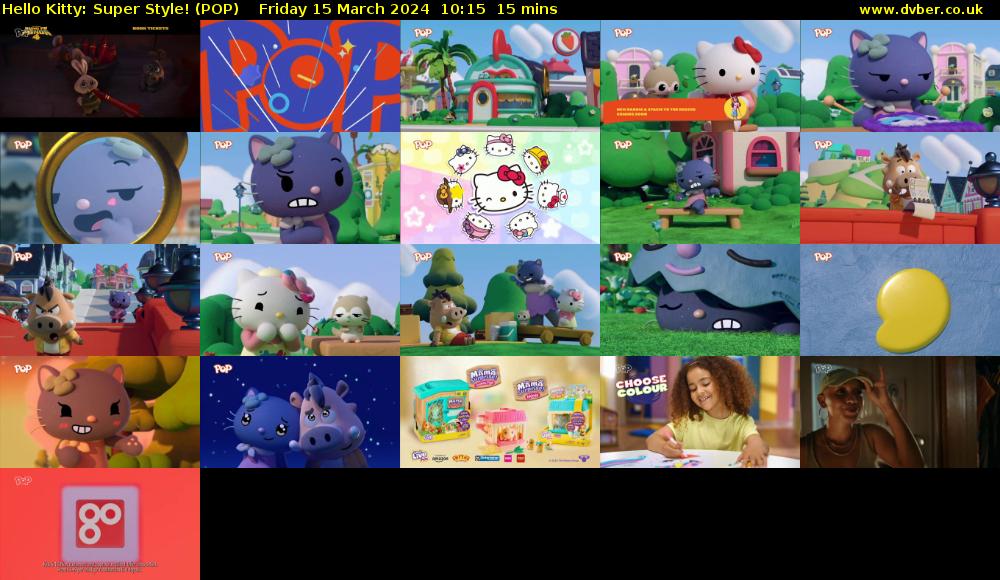 Hello Kitty: Super Style! (POP) Friday 15 March 2024 10:15 - 10:30
