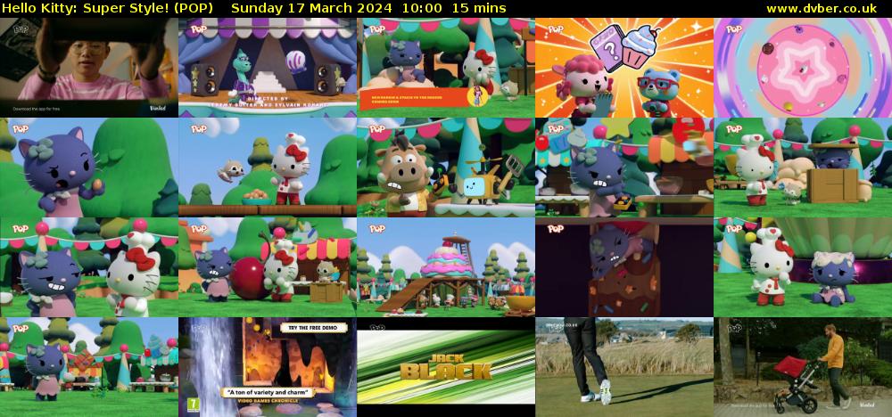 Hello Kitty: Super Style! (POP) Sunday 17 March 2024 10:00 - 10:15