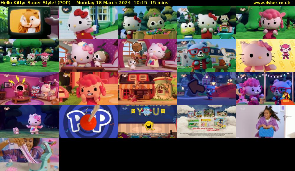 Hello Kitty: Super Style! (POP) Monday 18 March 2024 10:15 - 10:30
