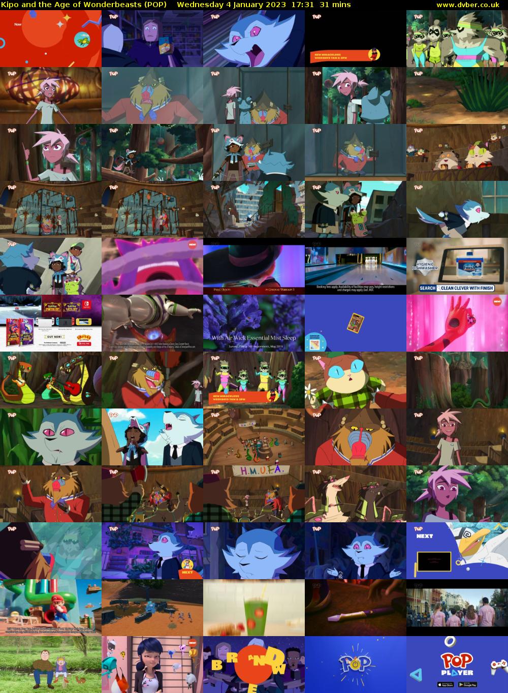 Kipo and the Age of Wonderbeasts (POP) Wednesday 4 January 2023 17:31 - 18:02