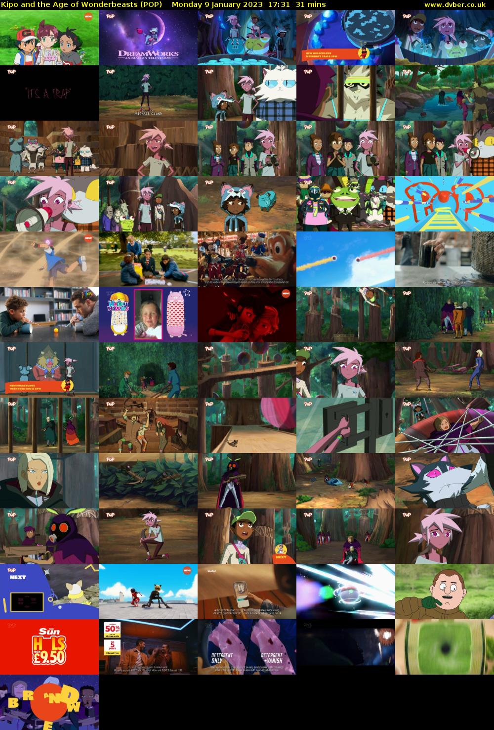 Kipo and the Age of Wonderbeasts (POP) Monday 9 January 2023 17:31 - 18:02