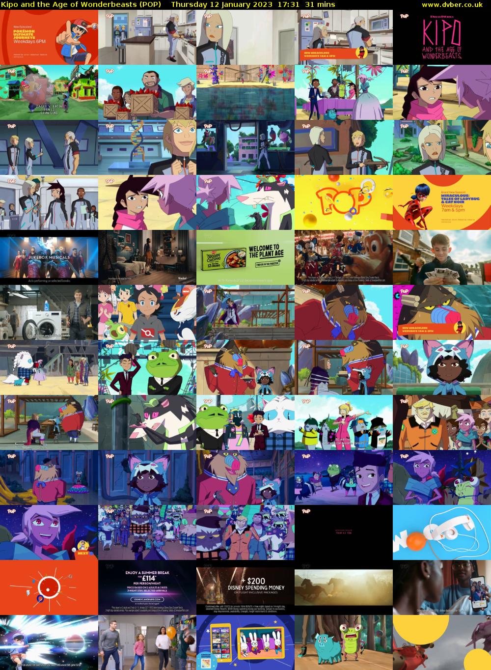 Kipo and the Age of Wonderbeasts (POP) Thursday 12 January 2023 17:31 - 18:02