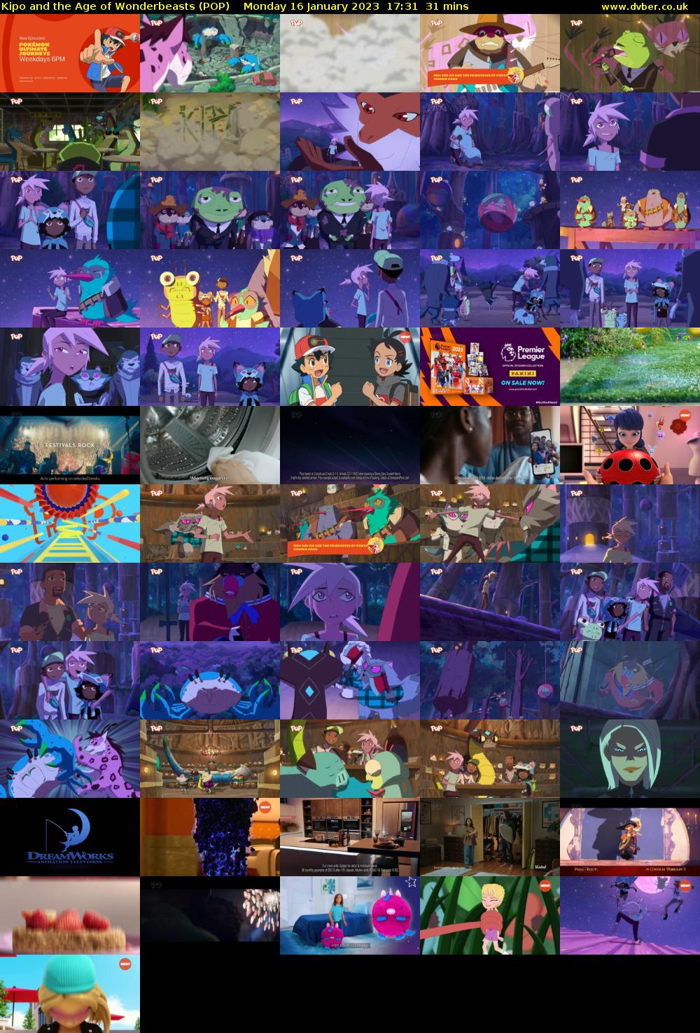 Kipo and the Age of Wonderbeasts (POP) Monday 16 January 2023 17:31 - 18:02
