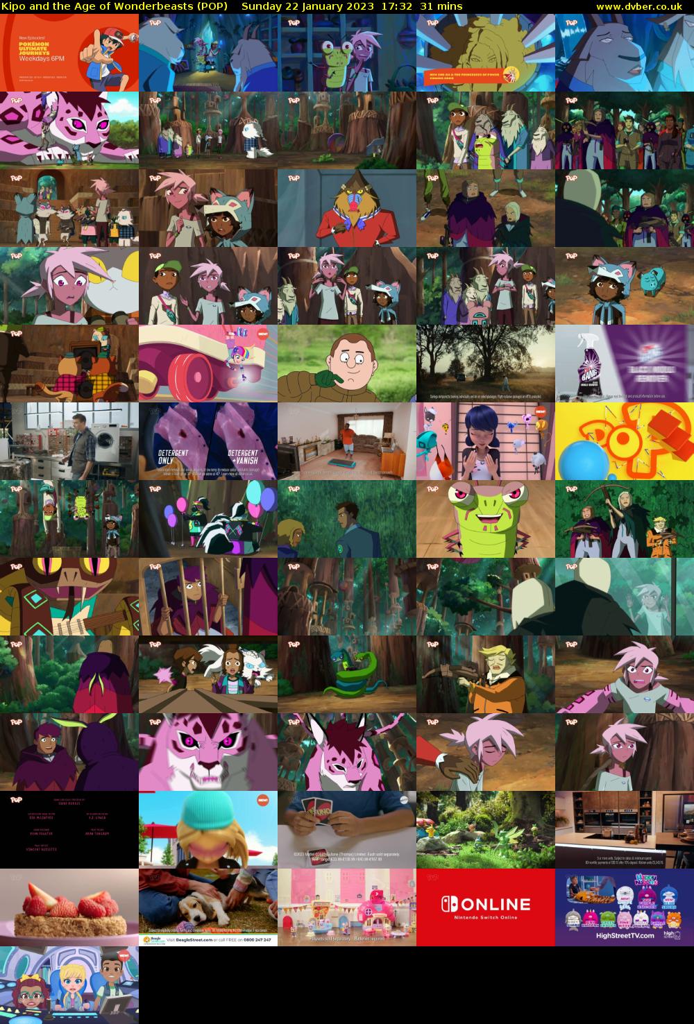 Kipo and the Age of Wonderbeasts (POP) Sunday 22 January 2023 17:32 - 18:03
