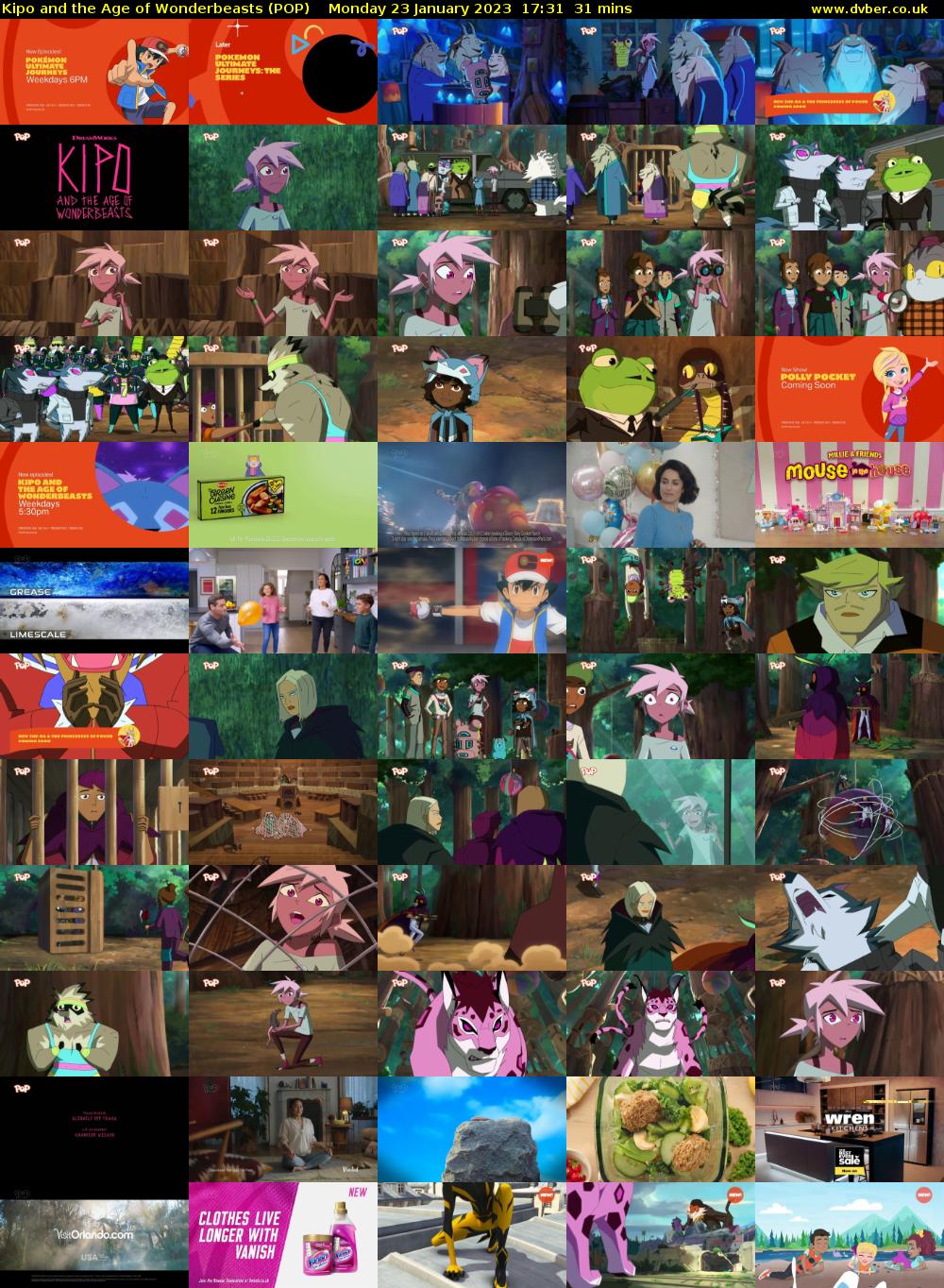 Kipo and the Age of Wonderbeasts (POP) Monday 23 January 2023 17:31 - 18:02