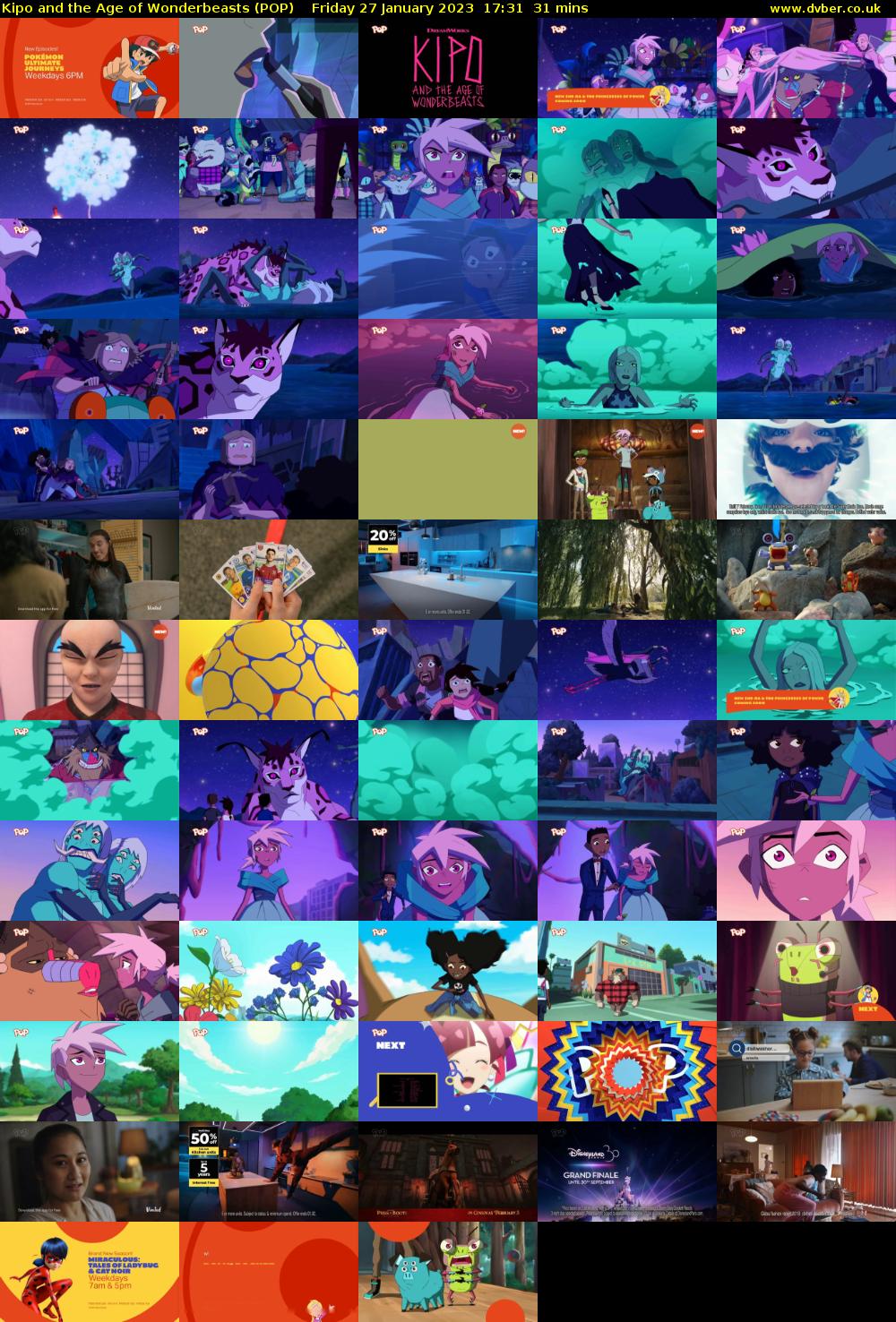 Kipo and the Age of Wonderbeasts (POP) Friday 27 January 2023 17:31 - 18:02