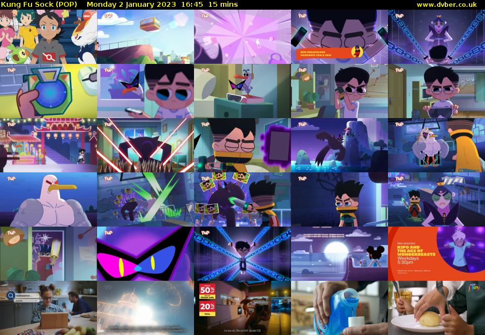 Kung Fu Sock (POP) Monday 2 January 2023 16:45 - 17:00