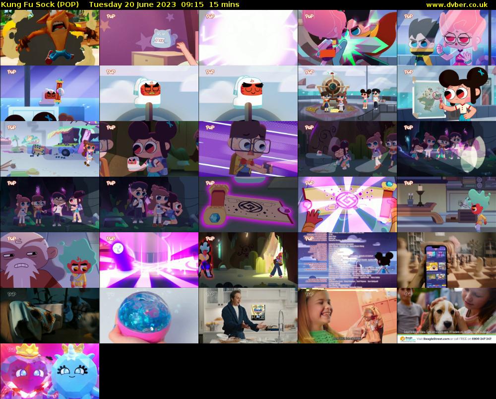 Kung Fu Sock (POP) Tuesday 20 June 2023 09:15 - 09:30