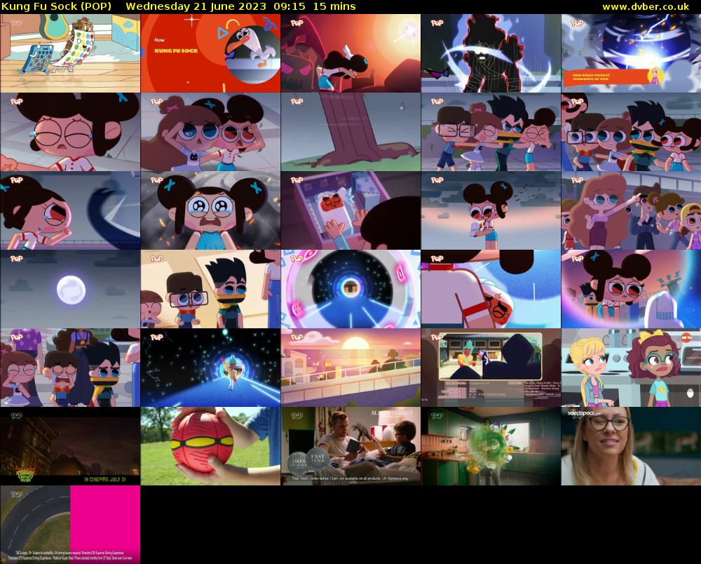 Kung Fu Sock (POP) Wednesday 21 June 2023 09:15 - 09:30