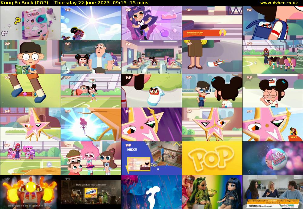 Kung Fu Sock (POP) Thursday 22 June 2023 09:15 - 09:30