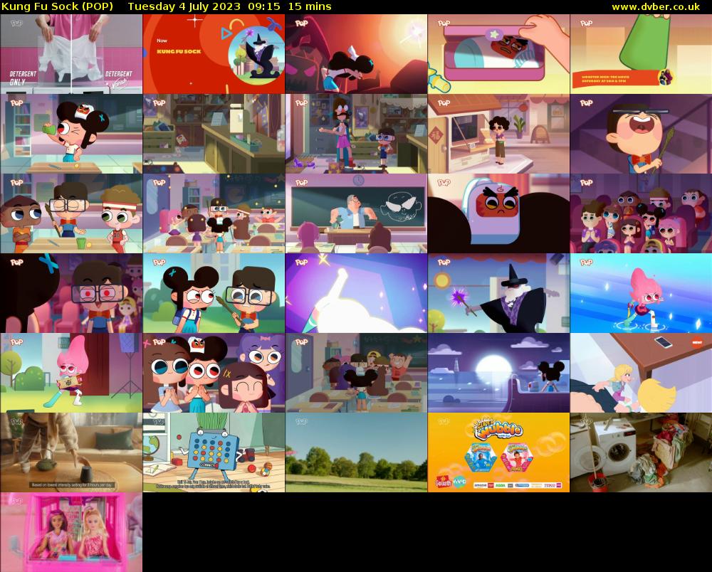 Kung Fu Sock (POP) Tuesday 4 July 2023 09:15 - 09:30