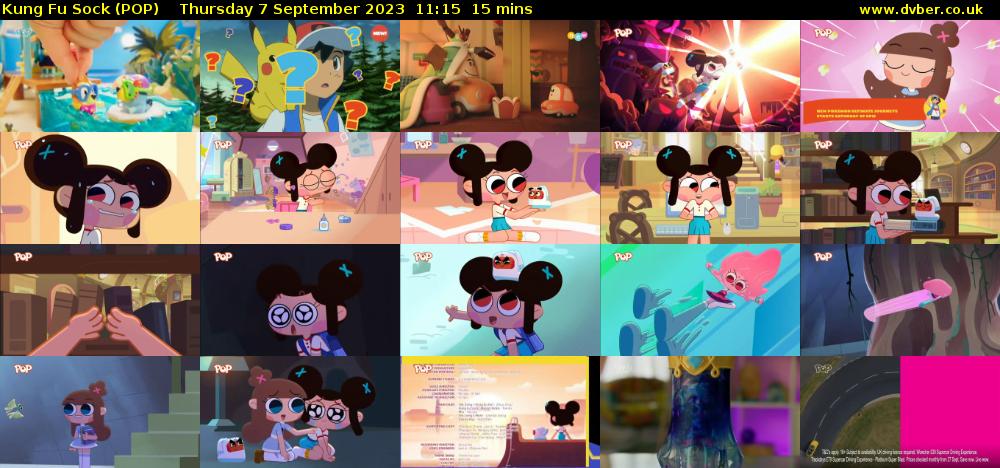 Kung Fu Sock (POP) Thursday 7 September 2023 11:15 - 11:30