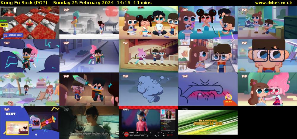 Kung Fu Sock (POP) Sunday 25 February 2024 14:16 - 14:30