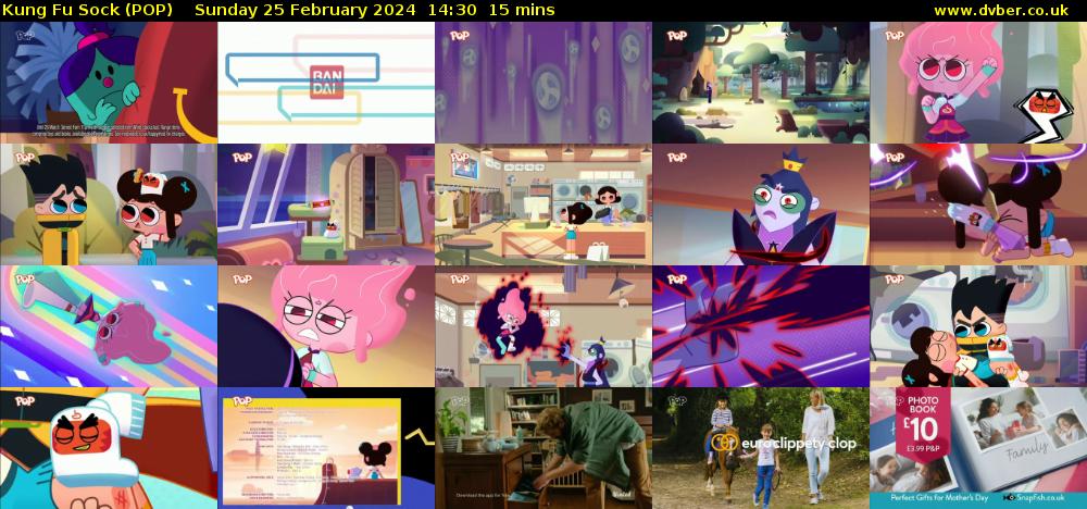 Kung Fu Sock (POP) Sunday 25 February 2024 14:30 - 14:45