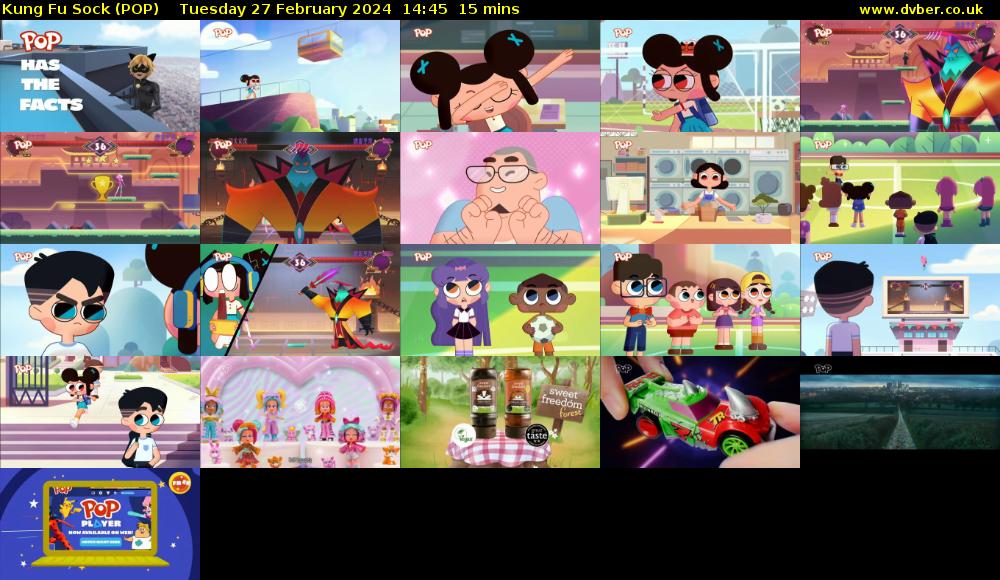 Kung Fu Sock (POP) Tuesday 27 February 2024 14:45 - 15:00