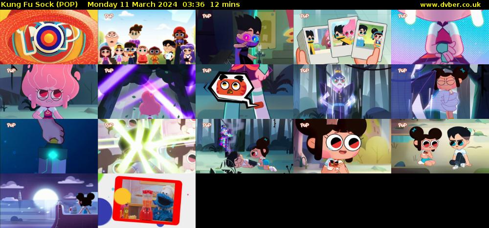 Kung Fu Sock (POP) Monday 11 March 2024 03:36 - 03:48