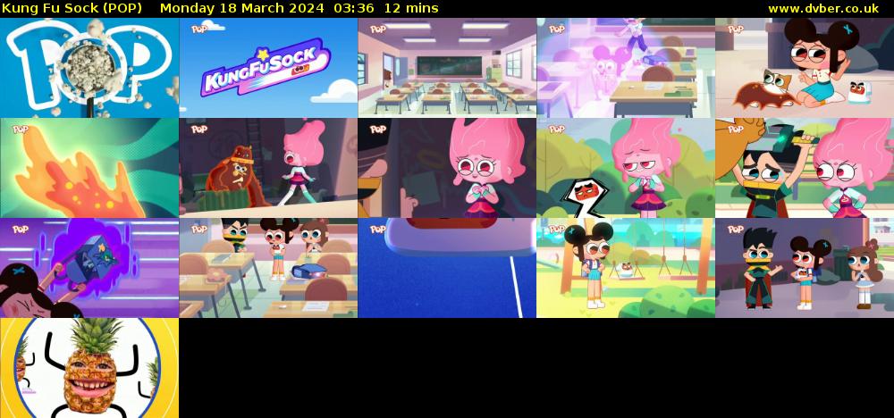 Kung Fu Sock (POP) Monday 18 March 2024 03:36 - 03:48