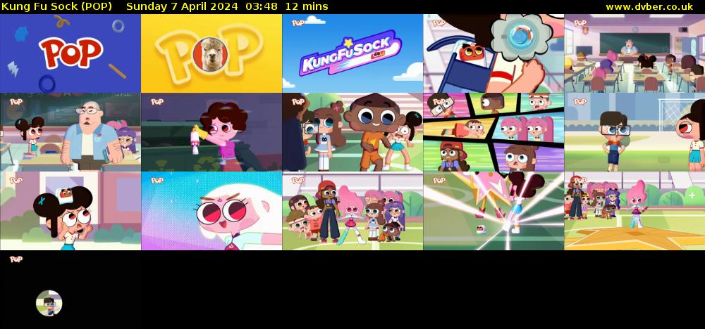 Kung Fu Sock (POP) Sunday 7 April 2024 03:48 - 04:00