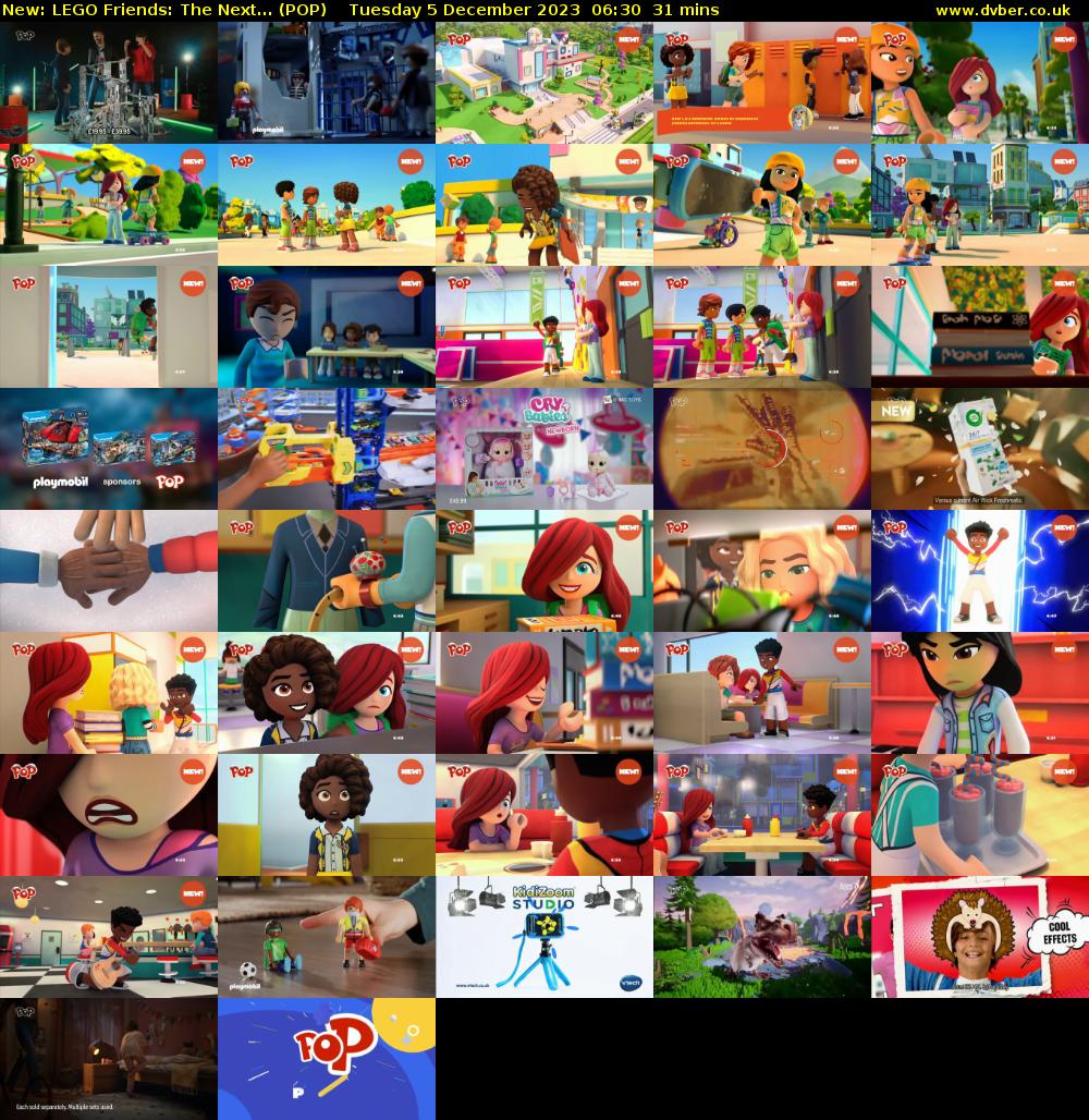 LEGO Friends: The Next... (POP) Tuesday 5 December 2023 06:30 - 07:01