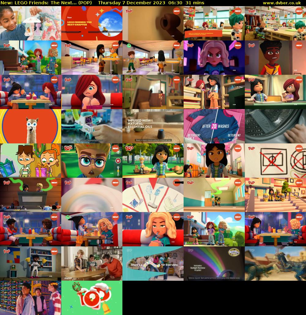 LEGO Friends: The Next... (POP) Thursday 7 December 2023 06:30 - 07:01