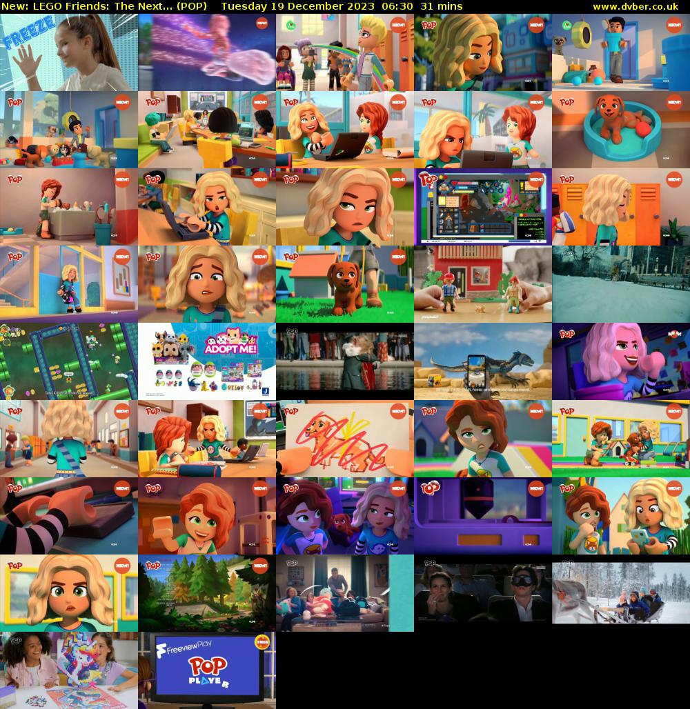LEGO Friends: The Next... (POP) Tuesday 19 December 2023 06:30 - 07:01