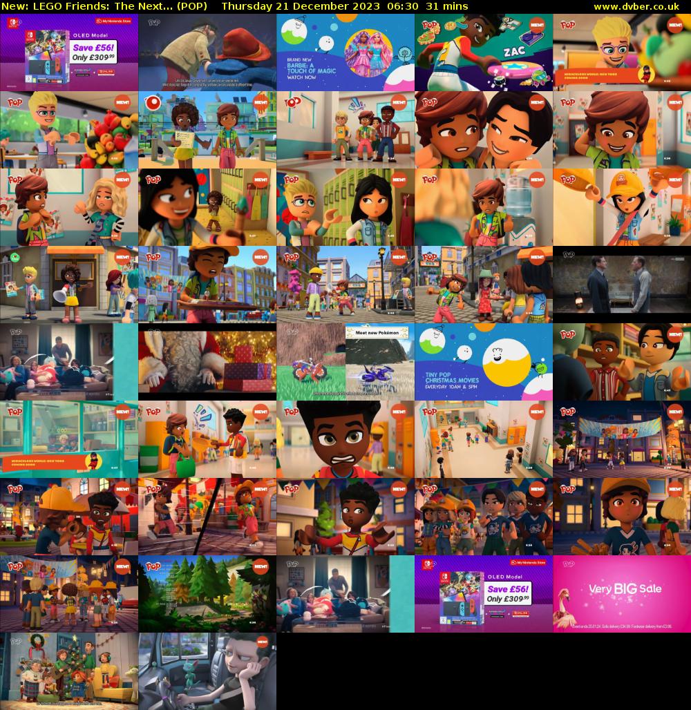 LEGO Friends: The Next... (POP) Thursday 21 December 2023 06:30 - 07:01