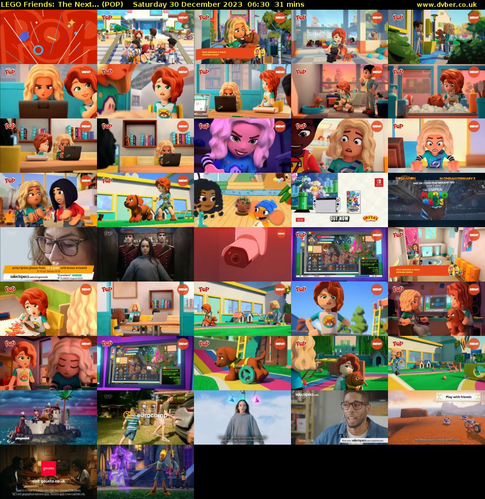 LEGO Friends: The Next... (POP) Saturday 30 December 2023 06:30 - 07:01