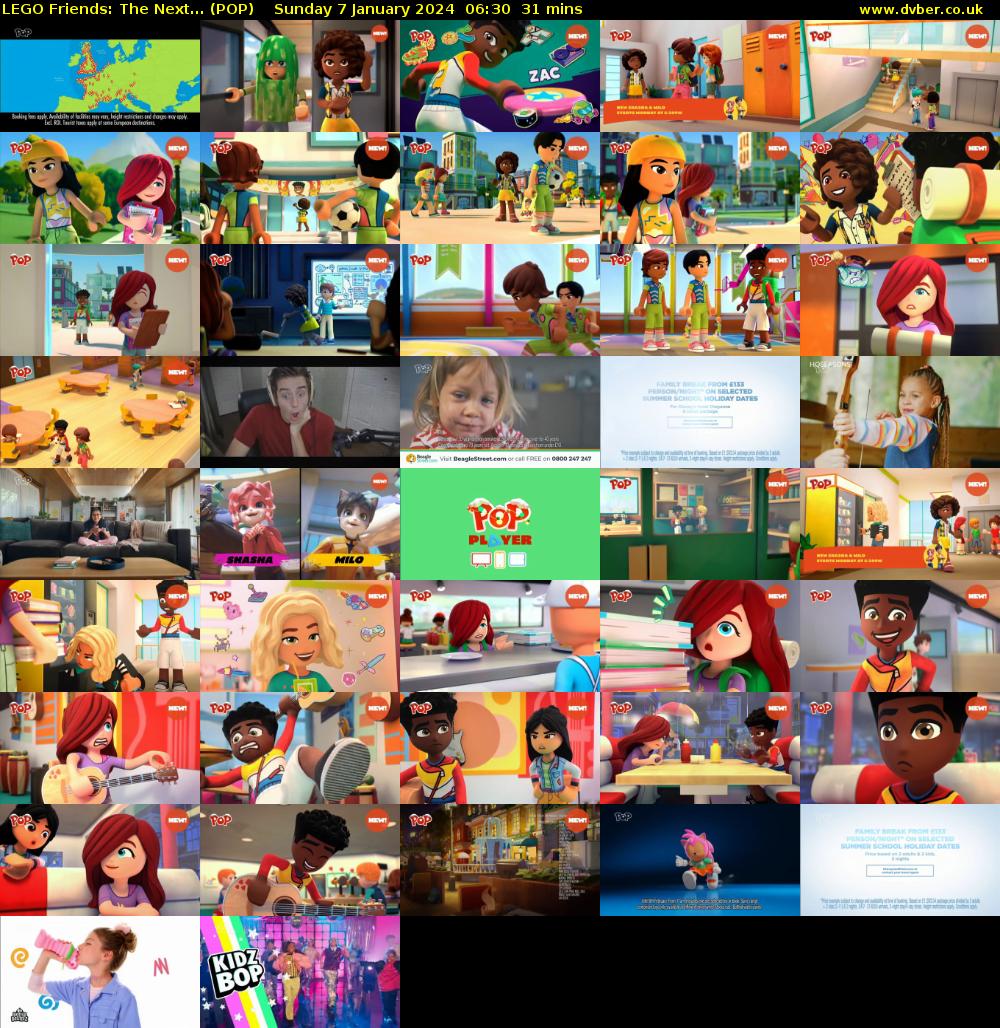 LEGO Friends: The Next... (POP) Sunday 7 January 2024 06:30 - 07:01